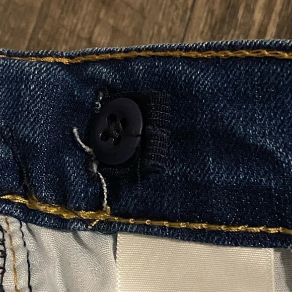 LEVIS Medium Wash 502 Regular Taper Jeans w/ Adjustable Waist Size Girls 12 - Picture 6 of 8